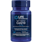 Life Extension Super Ubiquinol CoQ10 front view bottle packaging