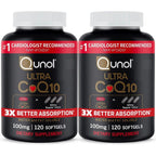 Dista-USA Qunol Ultra Coenzyme Q10 softgels front view bottle