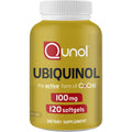 Qunol Ubiquinol 100mg softgels bottle front view supplement