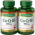 Nature's Bounty CoQ10 200mg Softgels front view bottle packaging