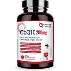 Nature Target CoQ10 200mg softgels front view bottle