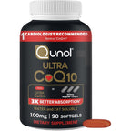 Qunol Ultra CoQ10 100mg Softgels 90 Count front view cardiovascular support