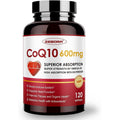Evorina Zebora extra strength CoQ10 600mg softgels front bottle view