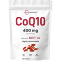 Micro Ingredients Coenzyme Q10 400mg 240 Softgels front view packaging