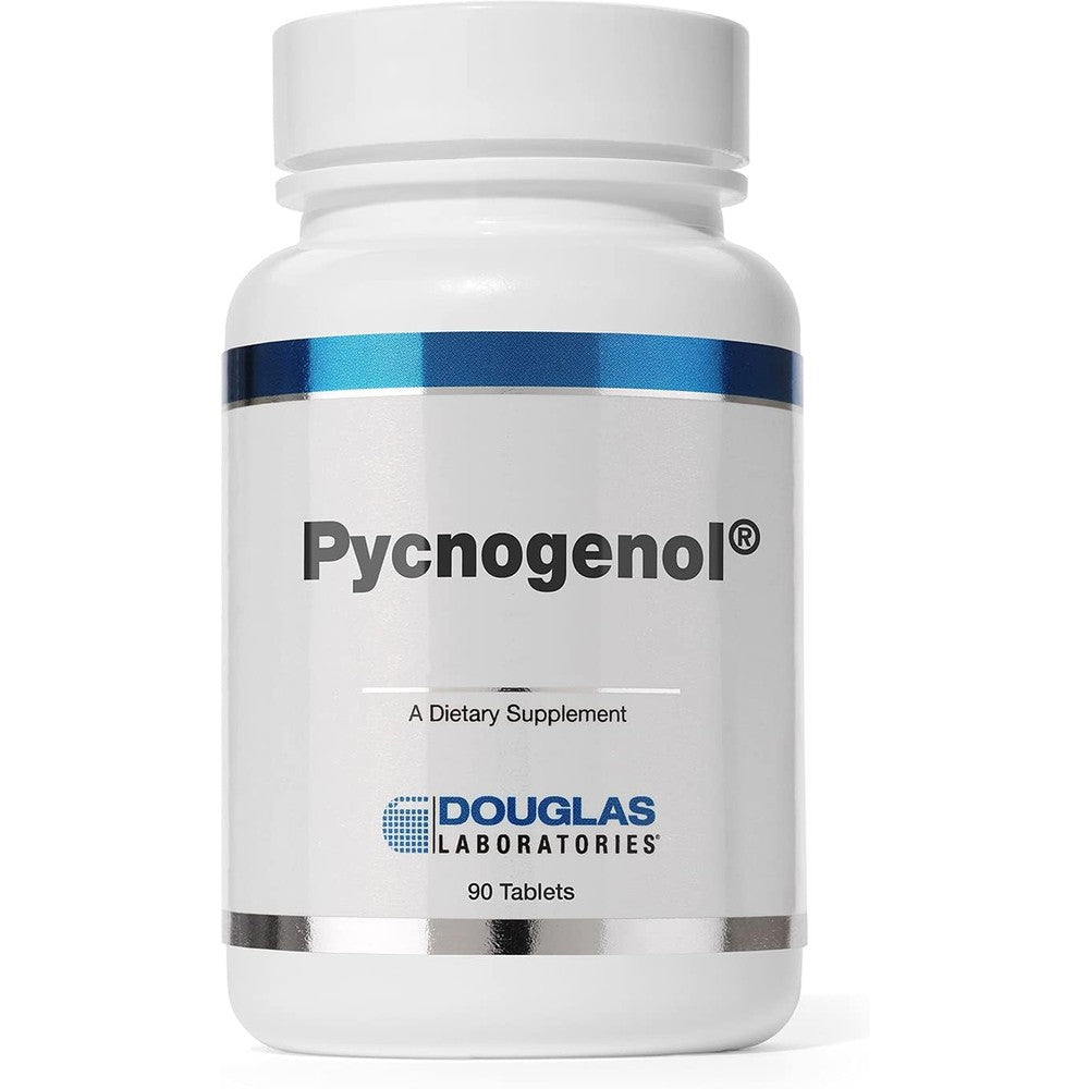Douglas Laboratories Pycnogenol 50mg 90 tablets front view bottle for cardiovascular health