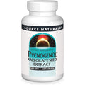 Source Naturals Pycnogenol and Grape Seed Extract 100 mg front view bottle supplement