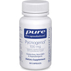 Pure Encapsulations Pycnogenol 100 mg 60 Capsules front view bottle supplement