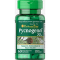 Puritan's Pride Pycnogenol 30 mg capsules front bottle view antioxidant support