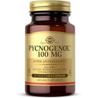 Solgar Pycnogenol 100 milligrams front view bottle packaging dietary supplement