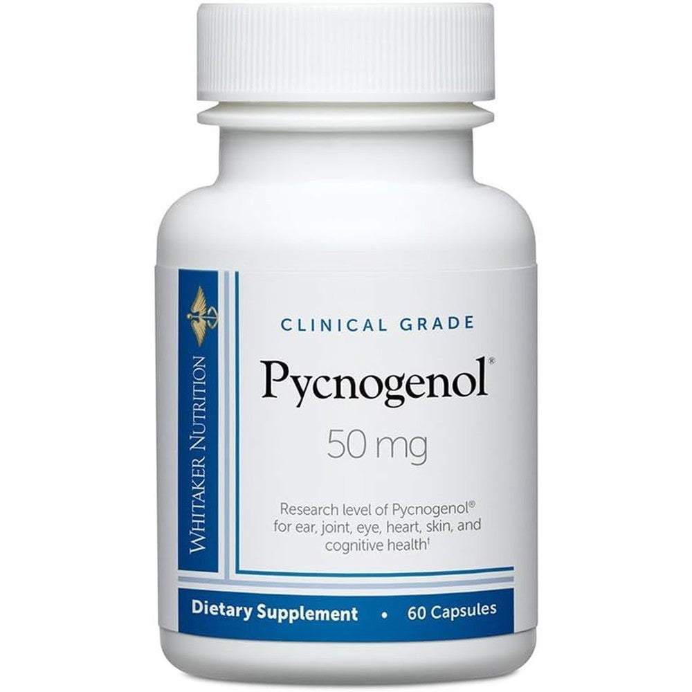 Dr. Whitaker Clinical Grade Pycnogenol front view bottle supplement