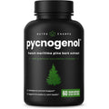 NutraChamps Pycnogenol French Maritime Pine Bark Extract bottle front view supplement