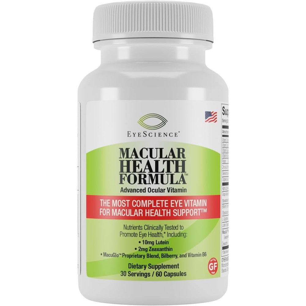 EyeScience Macular Health Formula front view bottle