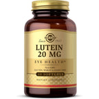 Solgar Lutein 20 mg 60 Softgels bottle front view eye health supplement