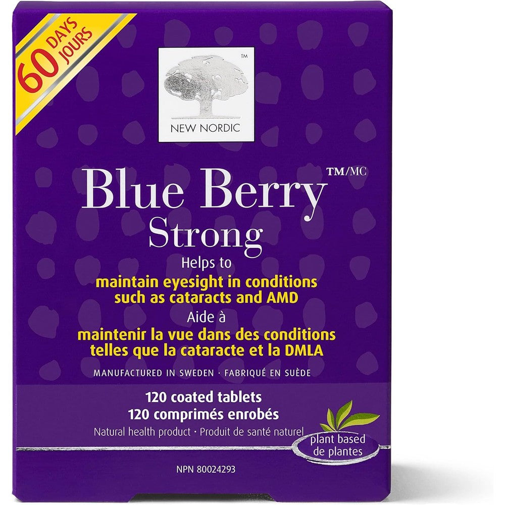 New Nordic Blue Berry Eye Vitamin front view packaging
