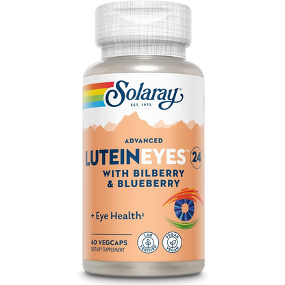 Solaray Advanced Lutein Eyes 24 mg bottle front view