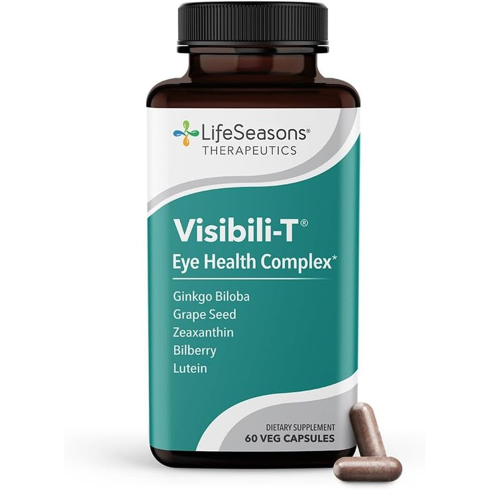 LifeSeasons Visibili-T eye health supplement bottle front view