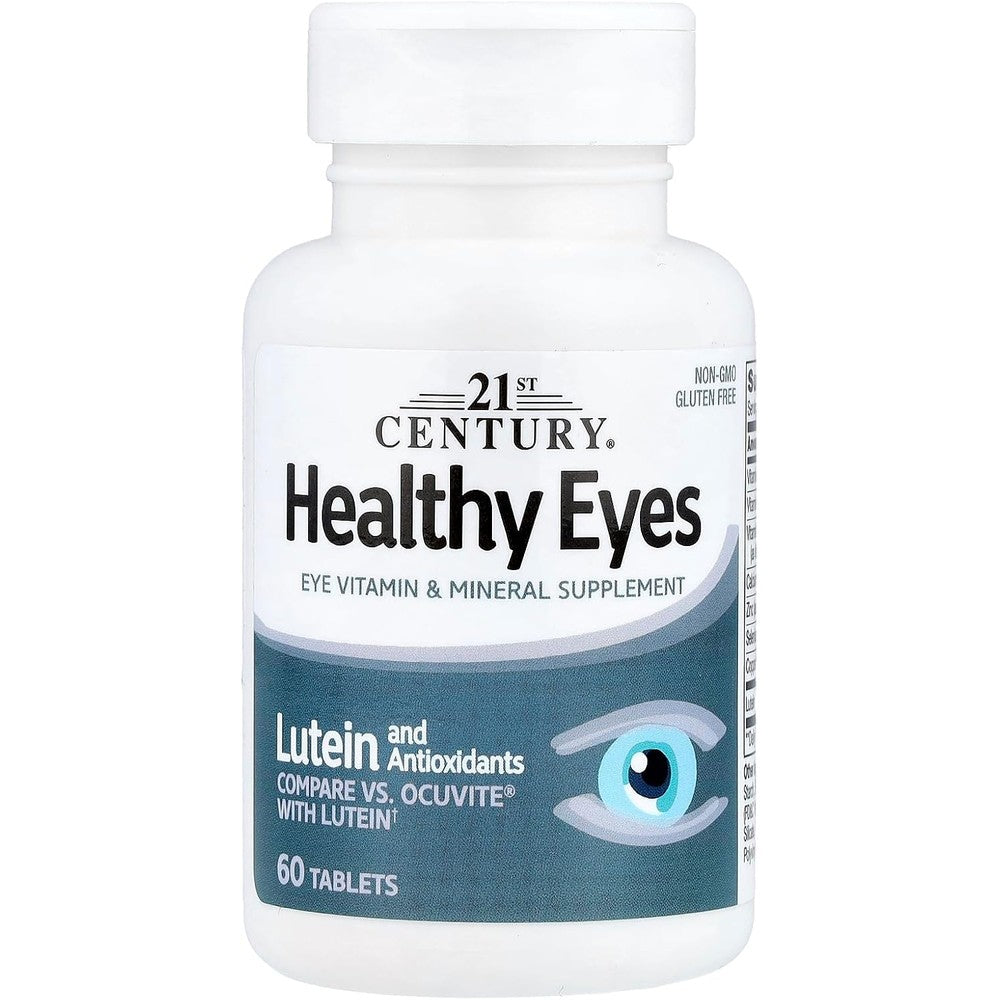 21st Century Healthy Eyes Lutein supplement bottle front view