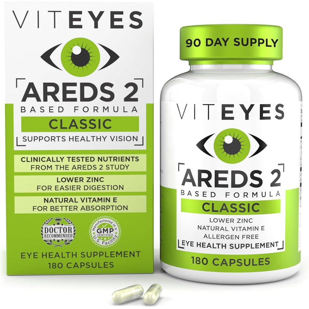 Viteyes AREDS 2 Classic Macular Support front view of bottle