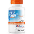 Doctor's Best Lutein 20 Milligrams 180 Softgels front view product packaging