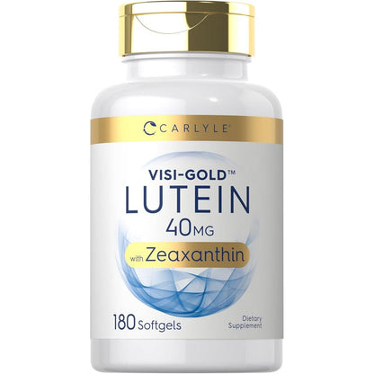 Carlyle Lutein and Zeaxanthin 40mg supplement bottle front view