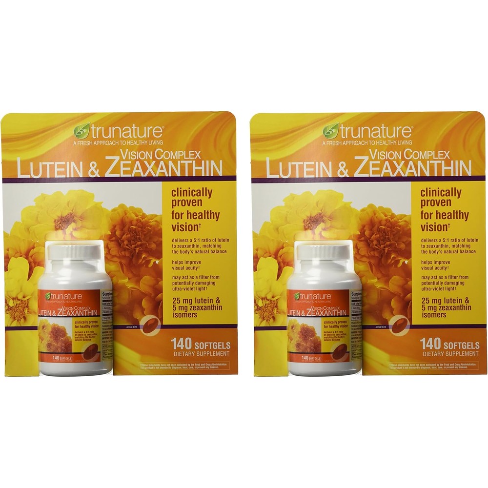 Trunature Vision Complex with Lutein and Zeaxanthin front view bottle