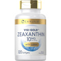 Carlyle Zeaxanthin 10mg softgels front bottle view showing eye health supplement benefits
