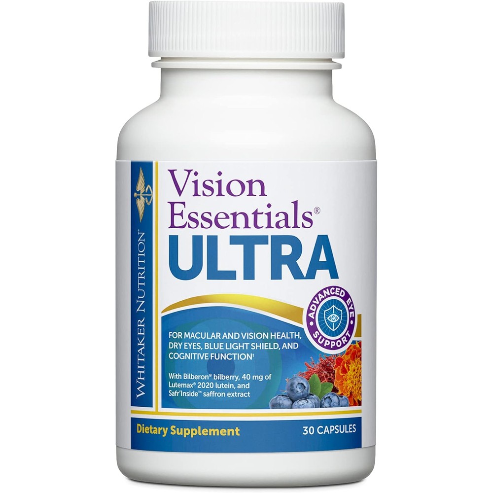 Dr. Whitaker's Vision Essentials Ultra bottle front view
