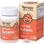 Renzos Eye Spy Lutein With Bilberry Extract frontend view of supplement bottle