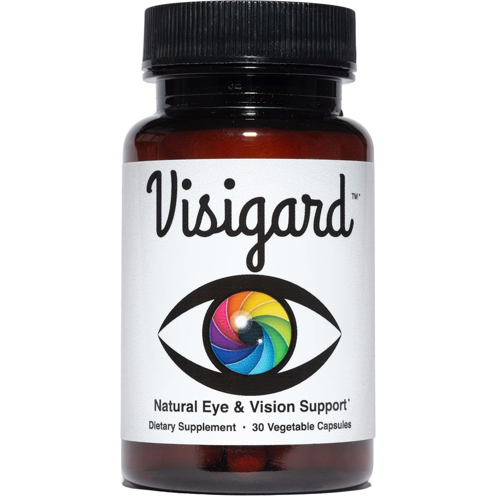 Visigard natural eye and vision supplement bottle front view