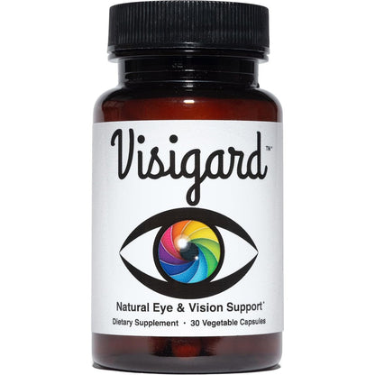 Visigard natural eye and vision supplement bottle front view