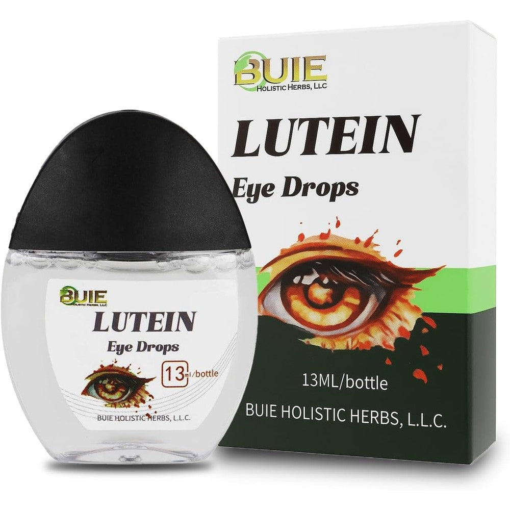 Buie Lutein Eye Drops bottle and packaging front view
