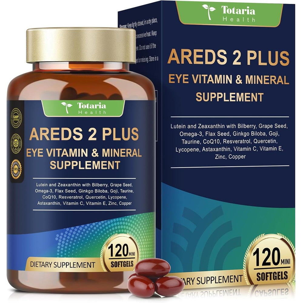 Totaria 19-in-1 AREDS 2 eye vitamins front view