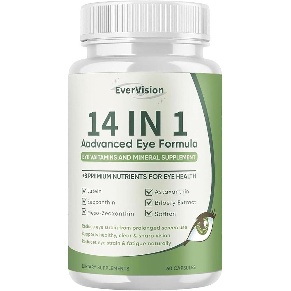 Evervision 14 in 1 Advanced Eye Formula front view bottle
