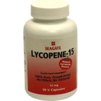Seagate Lycopene 15 Milligrams 90 Veggie Capsules front view bottle supplement
