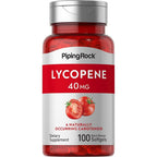 Piping Rock Lycopene 40mg 100 Softgels front view bottle