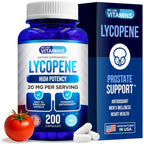 We Like Vitamins Lycopene 20 Milligrams front view bottle packaging
