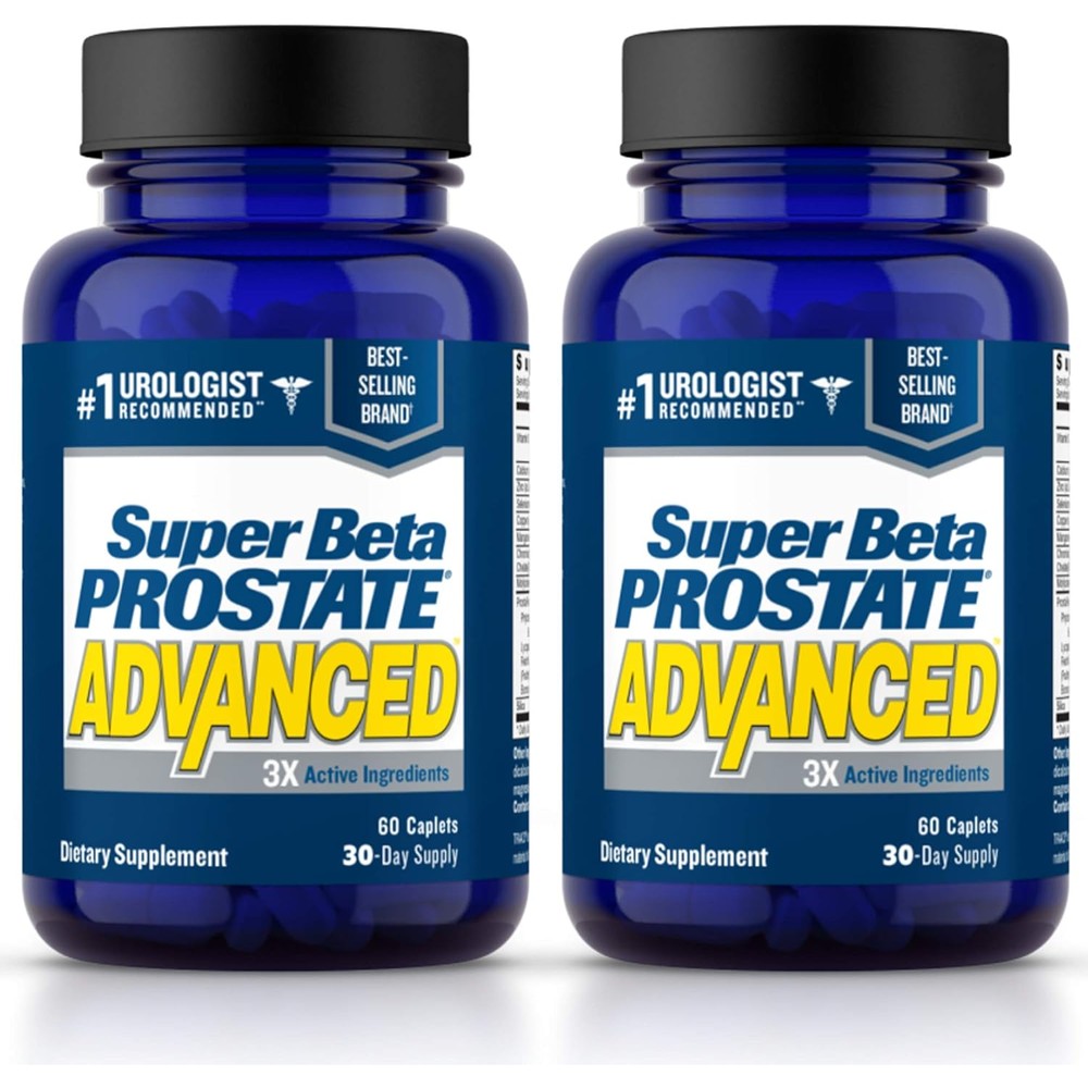New Vitality Super Beta Prostate Advanced front view packaging supplement caplets