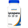 Nutricost Lycopene 50mg 120 Softgels front view bottle packaging