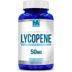 Healing Awakening ultra strength lycopene 50mg front view bottle packaging
