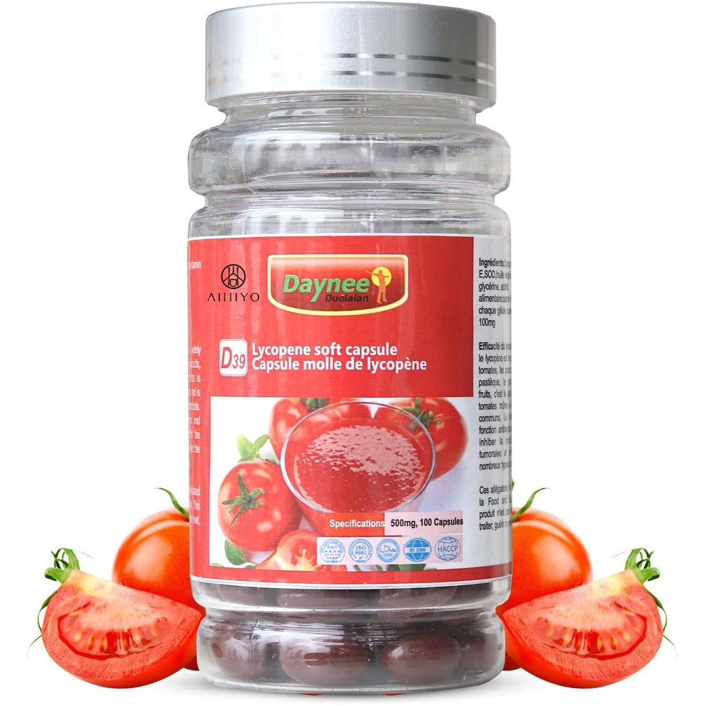 AIHIYO Lycopene Soft Capsule 100mg bottle front view premium antioxidant supplement