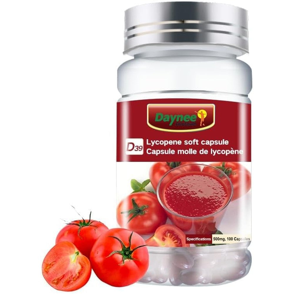 Upondata Lycopene Capsules front view bottle of antioxidant supplement