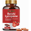 Upondata Lycopene Reishi Mushroom supplement front view of bottle