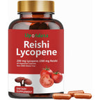 Upondata Lycopene Reishi Mushroom supplement front view of bottle