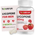 Novafun Lycopene 50mg supplements front view bottle