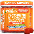 Clean Nutraceuticals Sunless Glow tanning gummies front product view