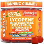 Clean Nutraceuticals Sunless Glow tanning gummies front product view