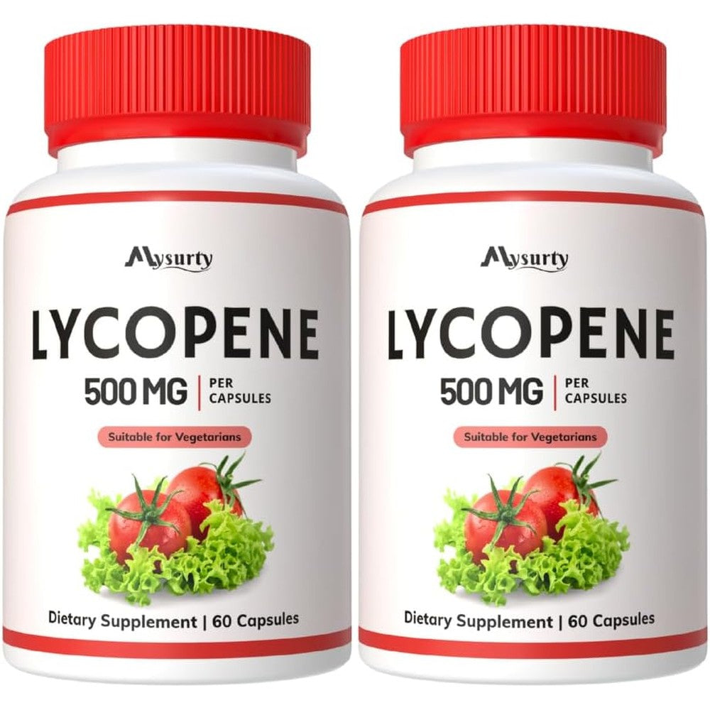Sambhav Mysurty Lycopene 500mg front view bottle for antioxidant support