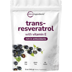 Micro Ingredients trans resveratrol vitamin e powder pouch front view