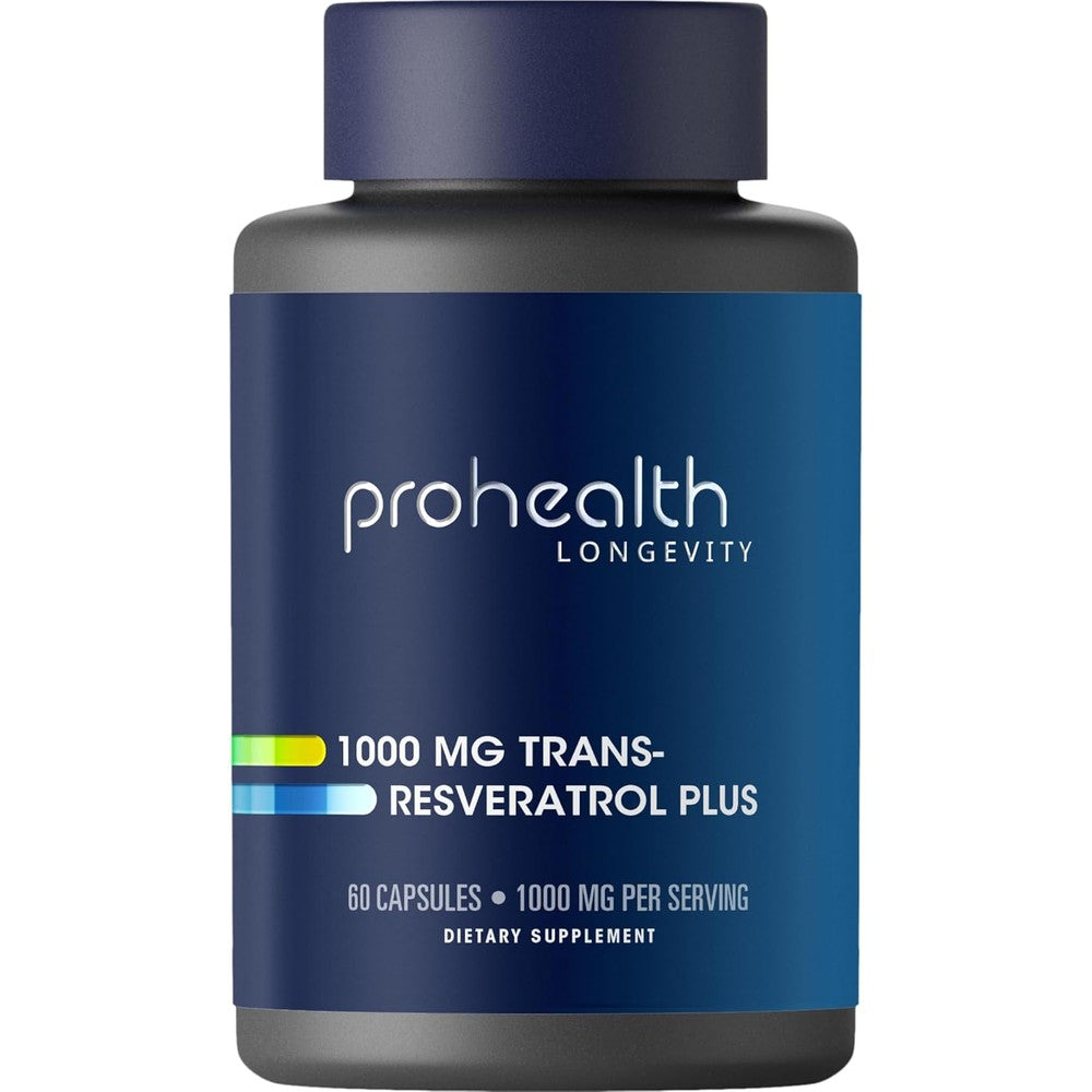 ProHealth Resveratrol 1000mg bottle front view