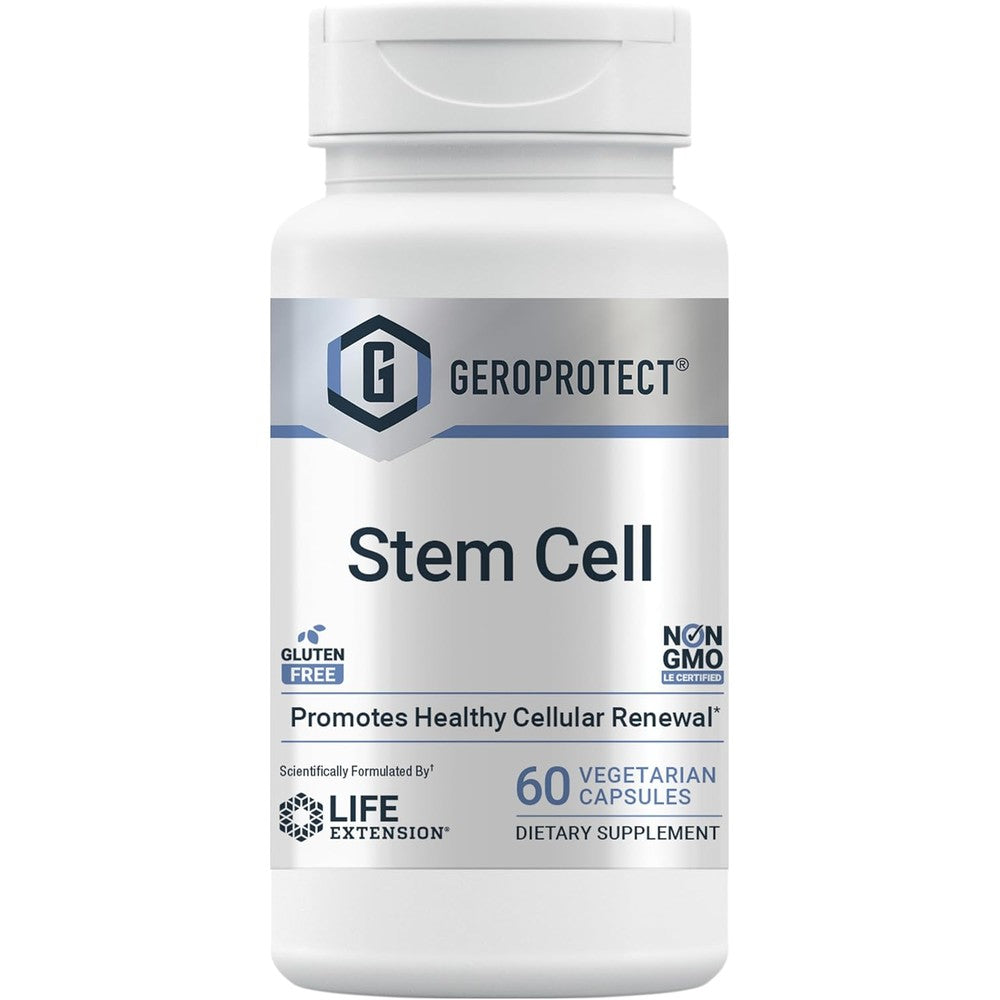 Life Extension GeroProtect Stem Cell 60 Vegetarian Capsules front view